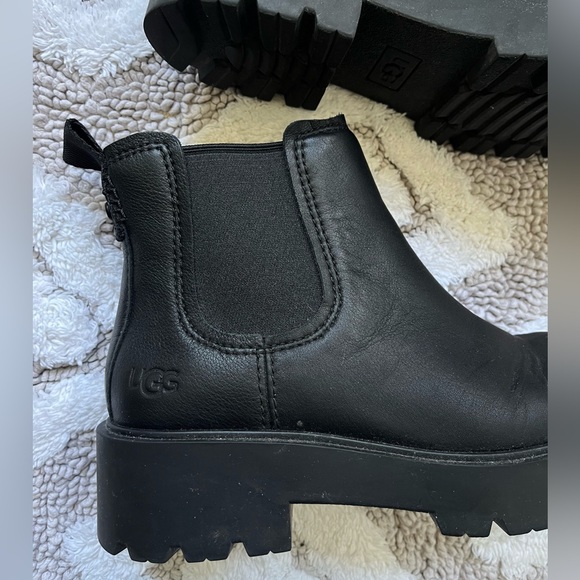 UGG Markstrum Chelsea Boots Black Size 7 - Picture 4 of 12